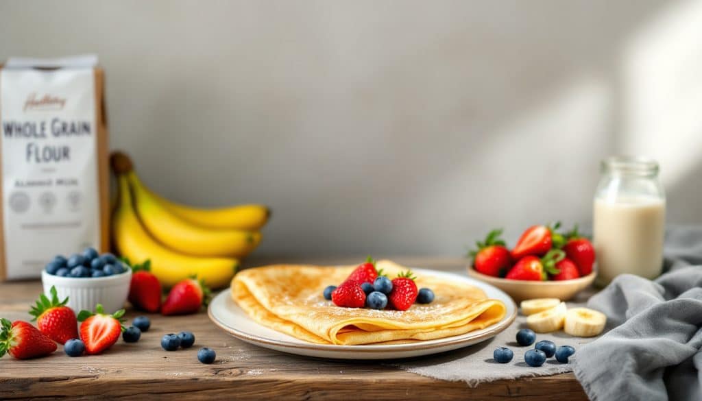 découvrez une recette facile de crêpe healthy avec des ingrédients naturels pour une version légère et savoureuse, parfaite pour une alimentation équilibrée.