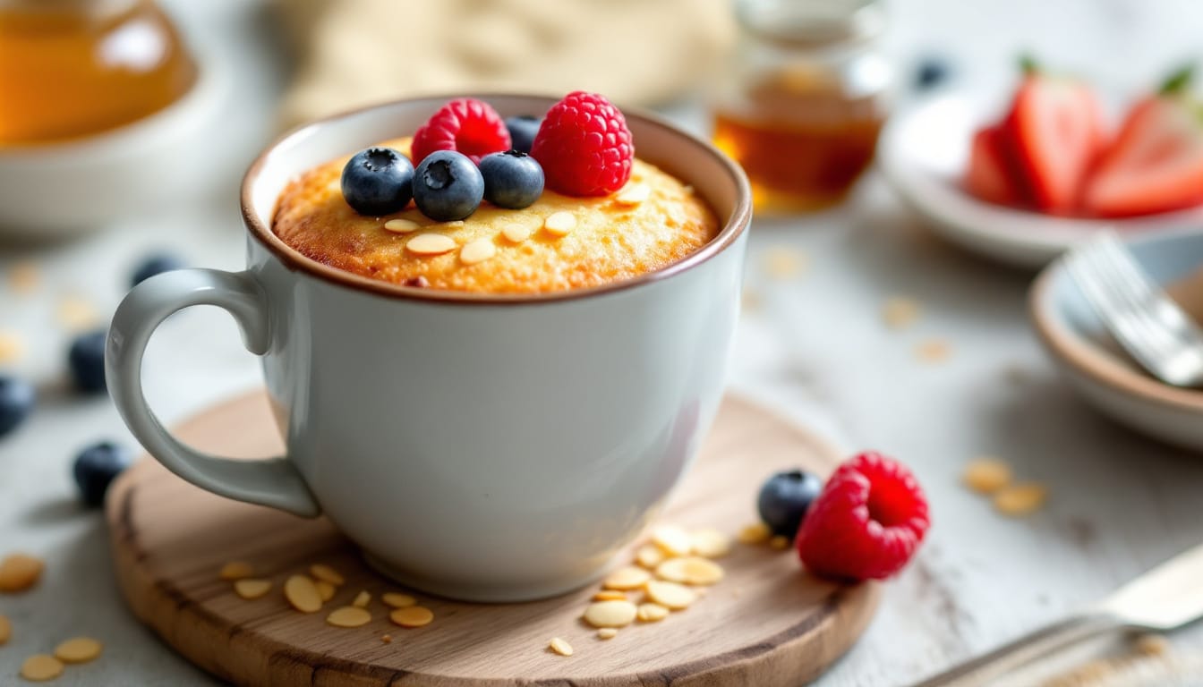 découvrez notre recette de mug cake healthy, rapide et facile à préparer, pour un dessert équilibré et gourmand en quelques minutes.