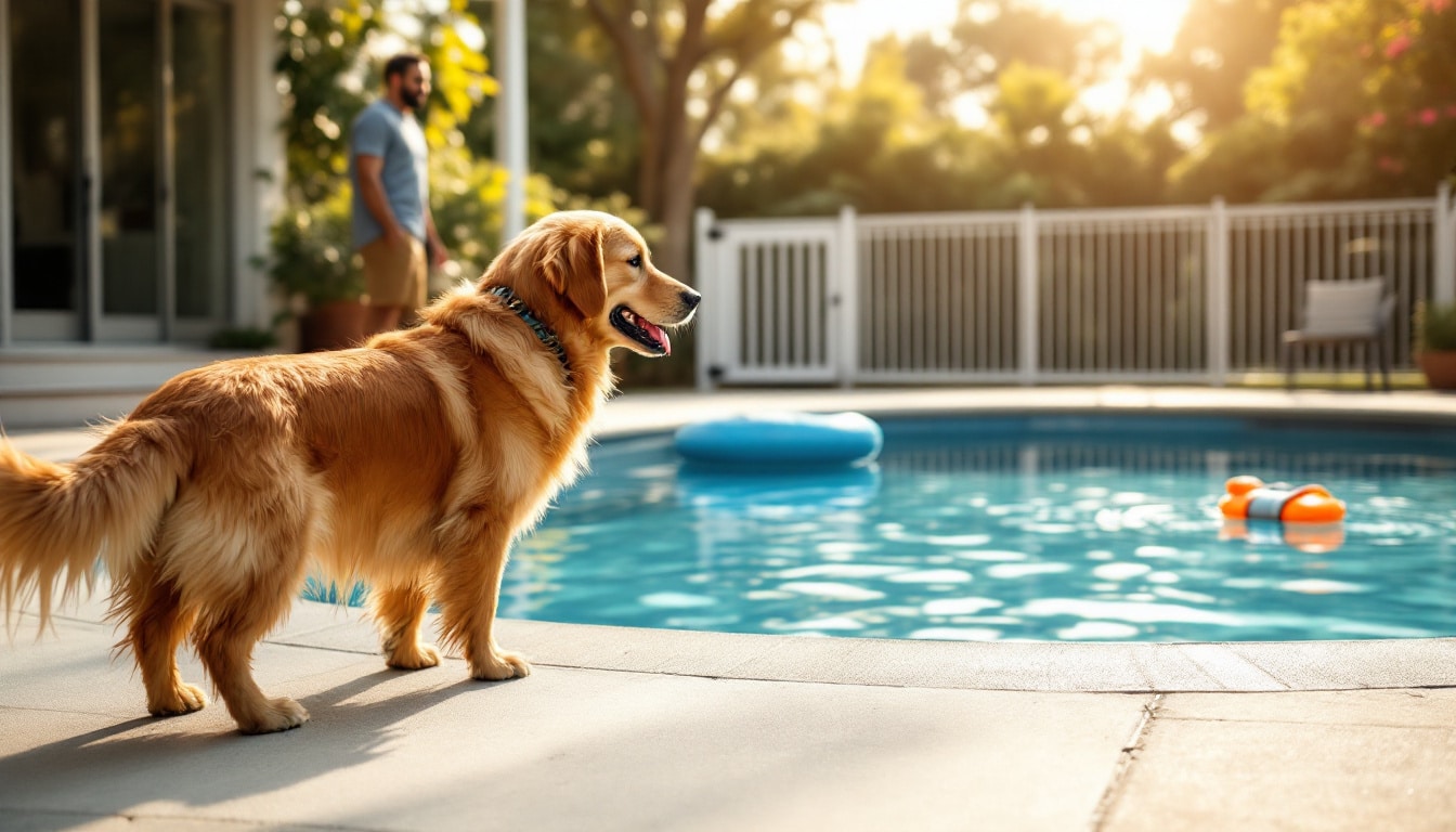 découvrez nos conseils pratiques pour assurer une cohabitation sécurisée entre votre piscine et vos chiens, garantissant sécurité et plaisir pour tous.