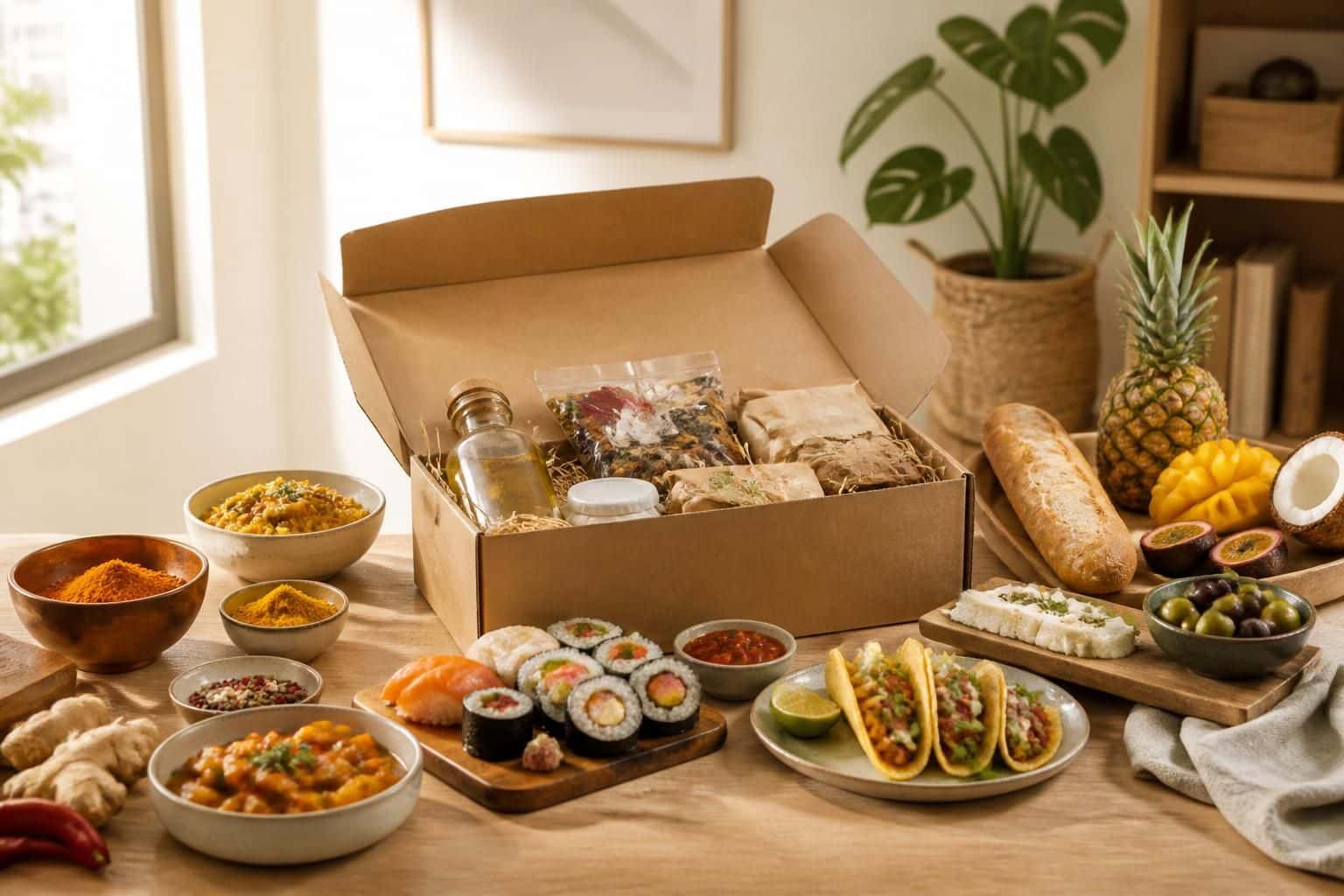 découvrez la box voyageuse, une expérience culinaire unique qui vous permet de savourer les saveurs authentiques de la cuisine du monde directement chez vous.
