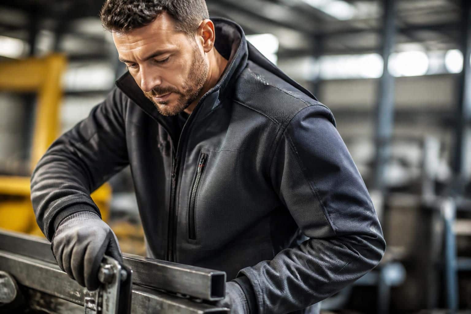 découvrez la veste de travail softshell modyf, alliant résistance et confort pour vous accompagner efficacement sur tous vos chantiers.