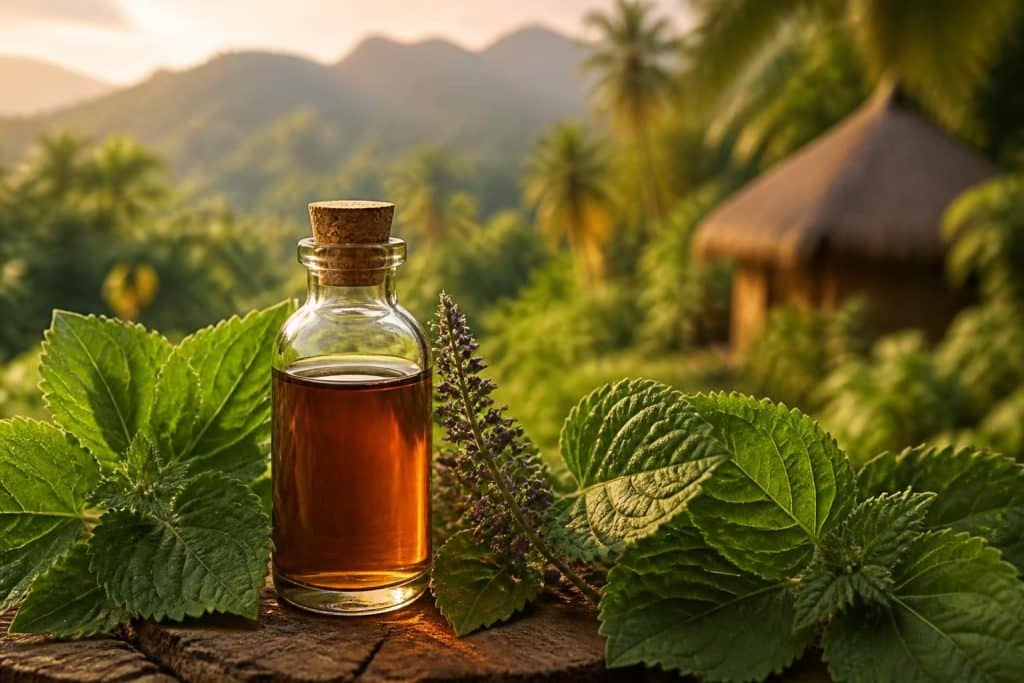 découvrez les bienfaits du patchouli, ses utilisations variées et l’origine fascinante de cette huile essentielle prisée en aromathérapie et cosmétiques.