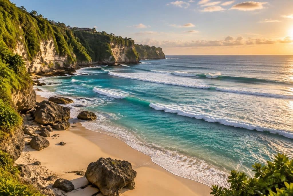découvrez les plages incontournables d’uluwatu à bali : sable doré, spots de surf, falaises spectaculaires et conseils pour profiter pleinement du littoral.
